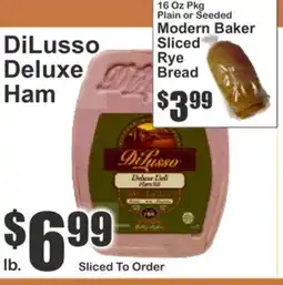 Almonte's Food Dynasty Marketplace DiLusso Deluxe Ham offer