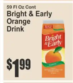 Almonte's Food Dynasty Marketplace Bright & Early Orange Drink offer