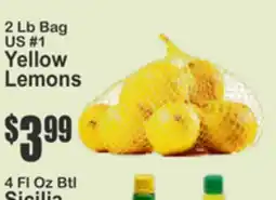 Almonte's Food Dynasty Marketplace 2 Lb Bag US #1 Yellow Lemons offer