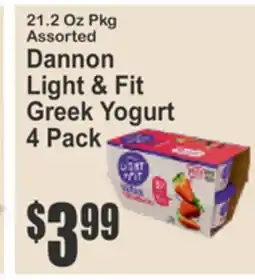 Almonte's Food Dynasty Marketplace Dannon Light & Fit Greek Yogurt offer