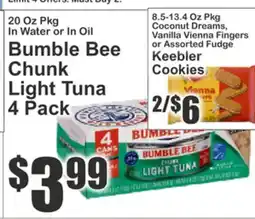 Food Universe Bumble Bee Chunk Light Tuna offer