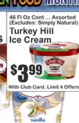 Food Universe Turkey Hill Ice Cream offer