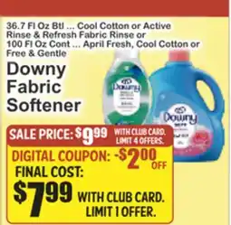 Food Universe Downy Fabric Softener offer