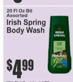 Food Universe Assorted Irish Spring Body Wash offer
