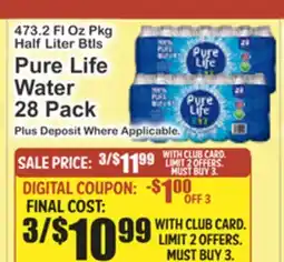 Food Universe Pure Life Water offer