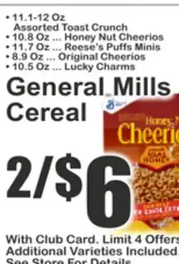 Key Food General Mills Cereal offer
