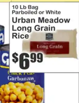 Key Food 10 Lb Bag Parboiled or White Urban Meadow Long Grain Rice offer