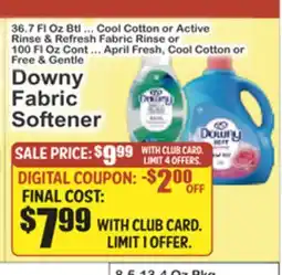 Key Food Downy Fabric Softener offer