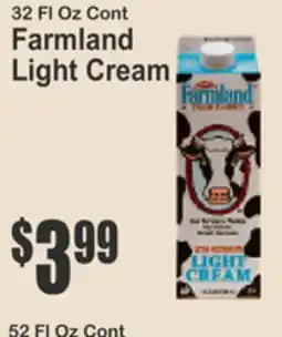 Key Food Farmland Light Cream offer