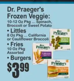 Key Food Dr. Praeger's Frozen Veggie offer