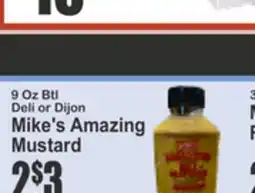 Key Food 9 Oz Btl Deli or Di Mike's Mustan offer