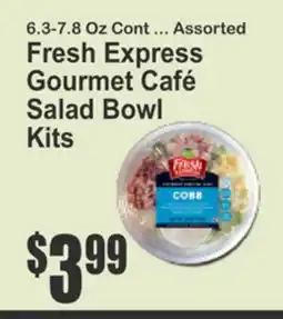 Key Food Fresh Express Gourmet Café Salad Bowl Kits offer