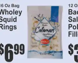 Key Food 16 Oz Bag Wholey Squid Rings offer