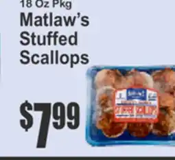 Key Food Matlaw's Stuffed Scallops offer