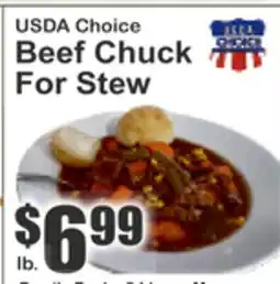 Key Food USDA Choice Beef Chuck For Stew offer