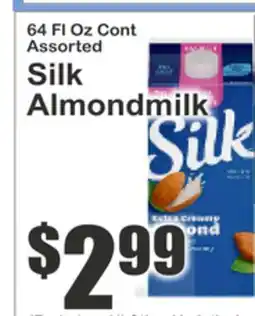 Key Food 64 FL Oz Cont Assorted Silk Almondmilk offer