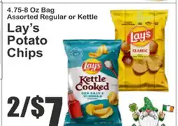 Key Food Lay's Potato Chips offer