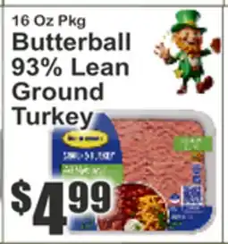 Key Food Butterball 93% Lean Ground Turkey offer