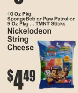 Key Food Nickelodeon String Cheese offer