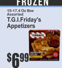 Key Food 15-17.4 Oz Box Assorted T.G.I.Friday's Appetizers offer