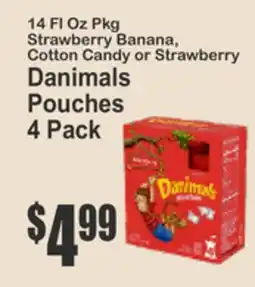 Key Food Frosty's Sugar Free Whipped Cream, Danimals Pouches offer