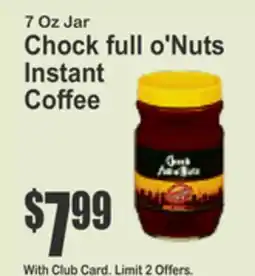 Key Food Chock full o'Nuts Coffee K-Cups offer