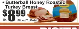 Key Food Butterball Honey Roasted Turkey Breast offer