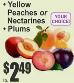 Key Food • Yellow Peach Nectar • Plum offer