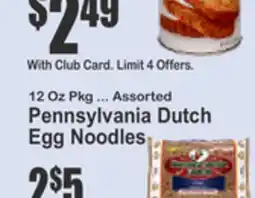 Key Food 2 Oz Pkg ... Assorted Pennsylvania Dutch Egg Noodles offer