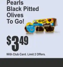 Key Food Assorted Pearls Black Pittied Olives offer