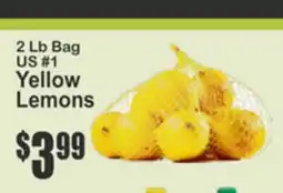 Key Food 2 Lb Bag US #1 Yellow Lemons offer