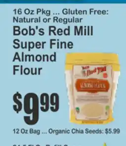 Key Food Bob's Red Mill Super Fine Almond Flour offer