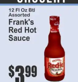 Key Food Frank's Red Hot Sauce offer