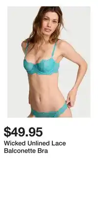 Victoria's Secret Wicked Unlined Lace Balconette Bra offer