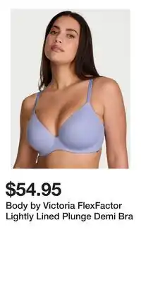 Victoria's Secret Body by Victoria FlexFactor Lightly Lined Plunge Demi Bra offer