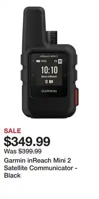 Cabela's Garmin inReach Mini 2 Satellite Communicator - Black offer