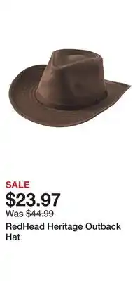 Cabela's RedHead Heritage Outback Hat offer