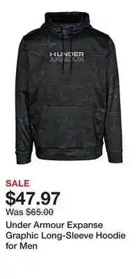 Cabela's Under Armour Expanse Graphic Long-Sleeve Hoodie for Men offer