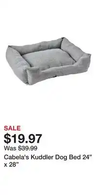 Cabela's Cabela's Kuddler Dog Bed 24 x 28 offer