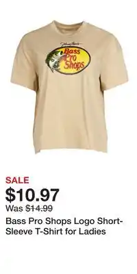 Cabela's Bass Pro Shops Logo Short-Sleeve T-Shirt for Ladies offer