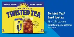 Lidl Twisted Tea hard ice tea offer