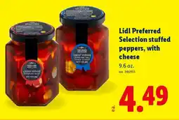 Lidl Lidl Preferred Selection stuffed peppers, with cheese offer