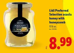 Lidl Lidl Preferred Selection acacia honey with honeycomb offer