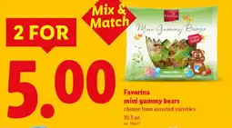 Lidl Favorina mini gummy bears offer