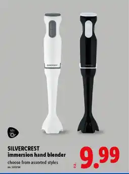 Lidl Silvercrest immersion hand blender offer