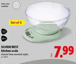 Lidl Silvercrest kitchen scale offer