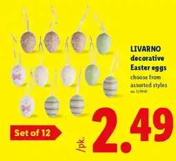 Lidl Livarno decorative Easter eggs offer