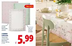 Lidl Livarno tablecloth offer