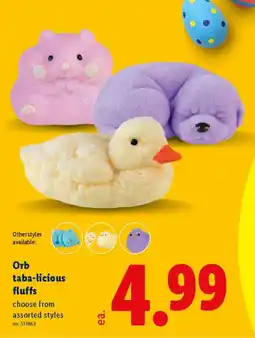 Lidl Orb taba-licious fluffs offer