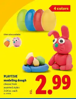 Lidl Playtive modeling dough offer